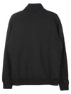 Logo Cotton High Neck Zip-Up Jacket Black - CP COMPANY - BALAAN 3