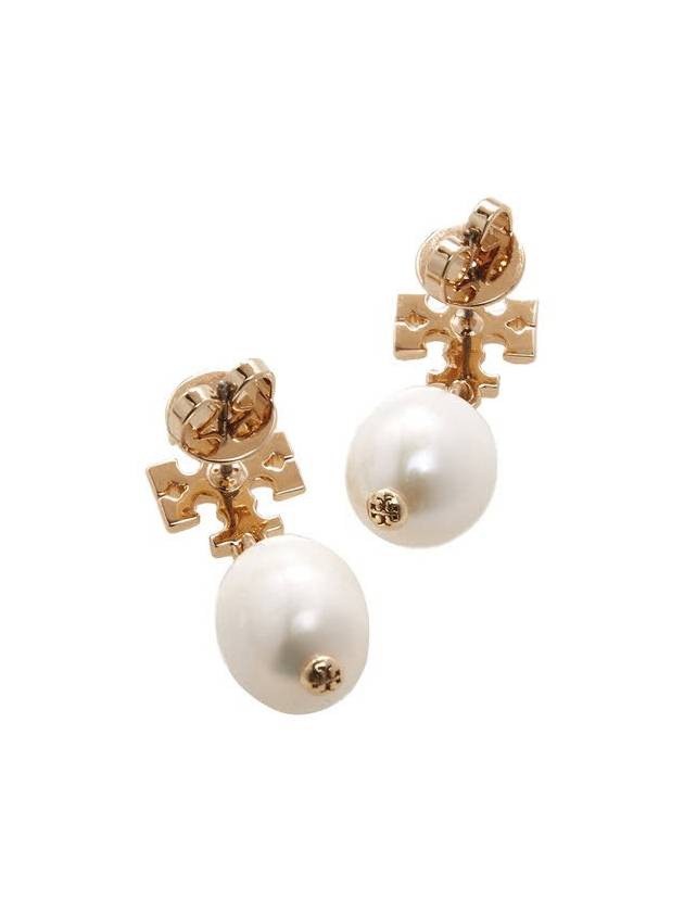 Kira Pearl Drop Earrings Gold - TORY BURCH - BALAAN 5