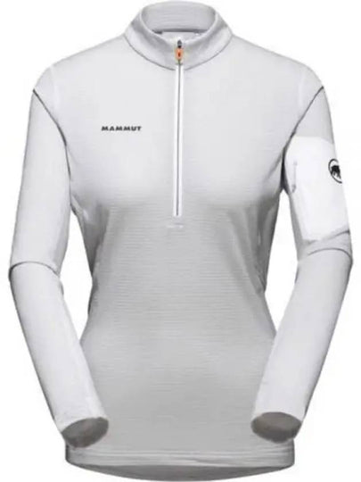 Women's Aenergy Light ML Half Zip Full Long Sleeve T-Shirt White - MAMMUT - BALAAN 2