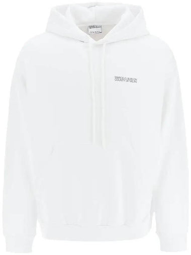 cross motif hood white - MARCELO BURLON - BALAAN 1