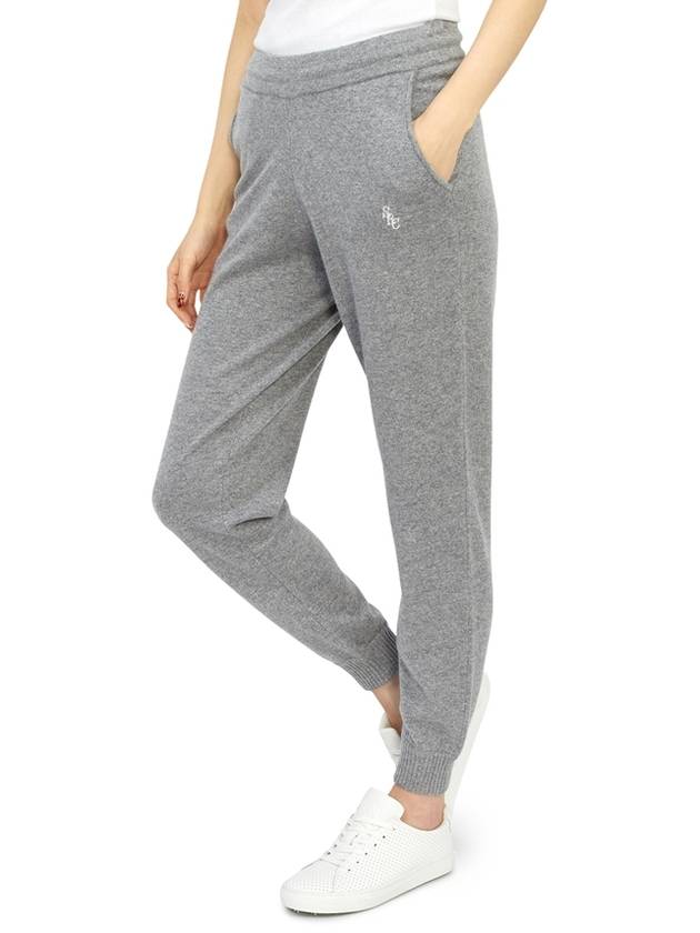Training Cashmere Track Pants Grey - SPORTY & RICH - BALAAN 6