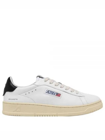 Dallas Black Tab Leather Low Top Sneakers White - AUTRY - BALAAN 2