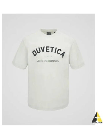 Hoe M Dark Khaki Men s Short Sleeve T Shirt - DUVETICA - BALAAN 1