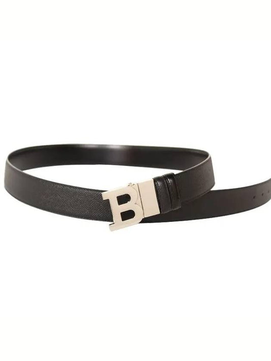 Belt B BUCKLE 35 M 410 BLACK Men's suit belt - BALLY - BALAAN 2