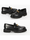 Fringes Triomphe Chain Margaret Chunky Loafer Black - CELINE - BALAAN 3