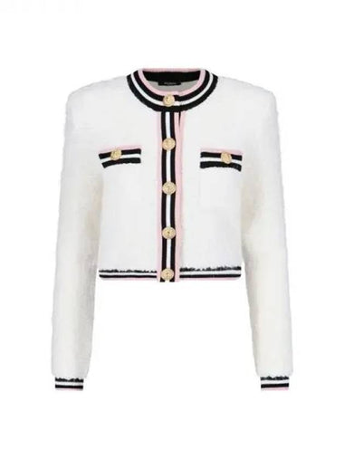 Striped trim boucl jacket 270646 - BALMAIN - BALAAN 1