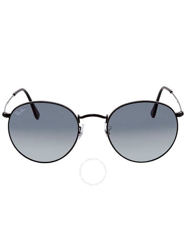 Ray Ban Round Flat Lenses Grey Gradient Unisex Sunglasses RB3447N 002/71 53 - RAY-BAN - BALAAN 1