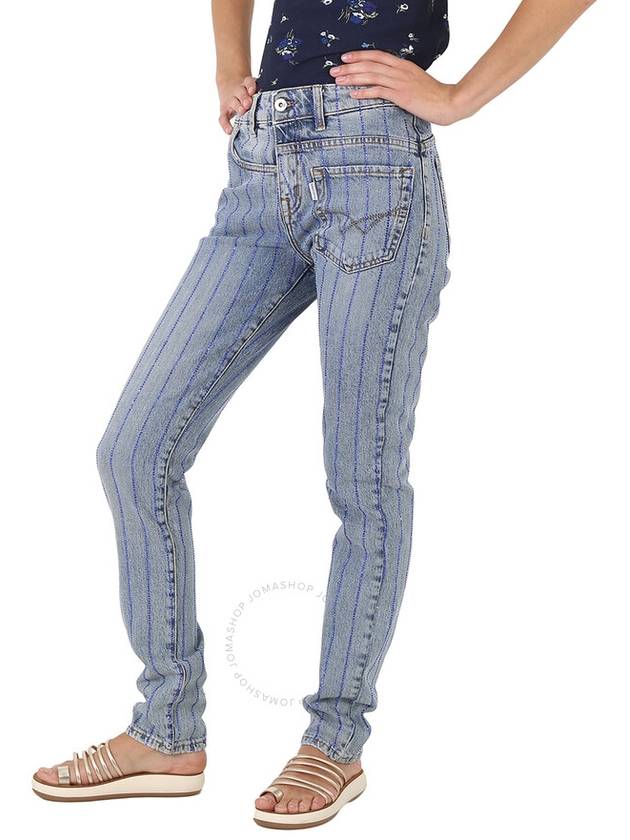 Filles A Papa Ladies Pants Blue Turner Crystal, Waist Size 25" - FILLES A PAPA - BALAAN 3