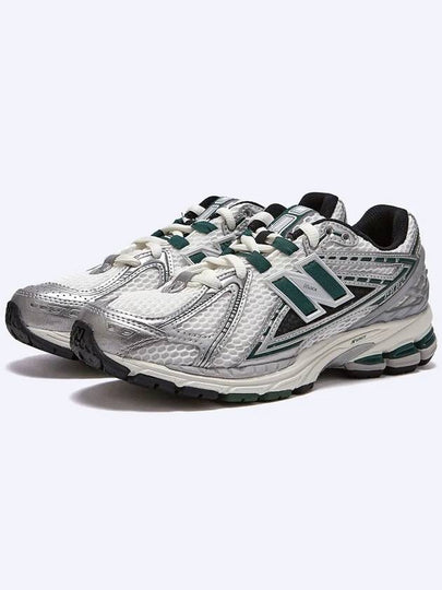 1906R Low Top Sneakers Silver Metallic Green - NEW BALANCE - BALAAN 2