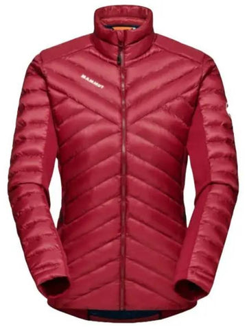 Women's Albula IN Hybrid Padded Zip-up Jacket Red - MAMMUT - BALAAN 1