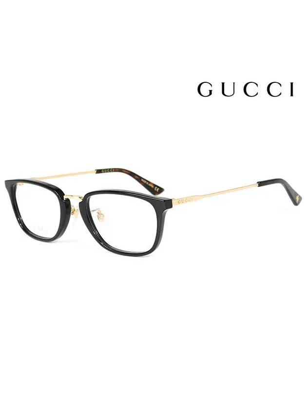 Eyewear Glasses Frame Square Titanium Eyeglasses Black - GUCCI - BALAAN 3