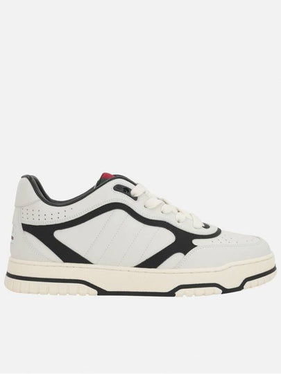 Re Web Leather Low Top Sneakers White - GUCCI - BALAAN 2