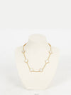 Van Cleef Arpels Vintage Alhambra Necklace 10 Motif Yellow Gold Mother of Pearl 74189 - VANCLEEFARPELS - BALAAN 2