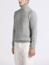 Made In Italy Melange Casual Turtleneck Knit F INIT51 - PANICALE - BALAAN 3