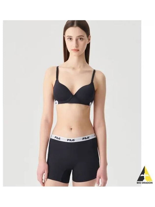 UNDERWEAR Linear Logo Band No Wire Bra FI4BAG2102FBLK - FILA - BALAAN 1