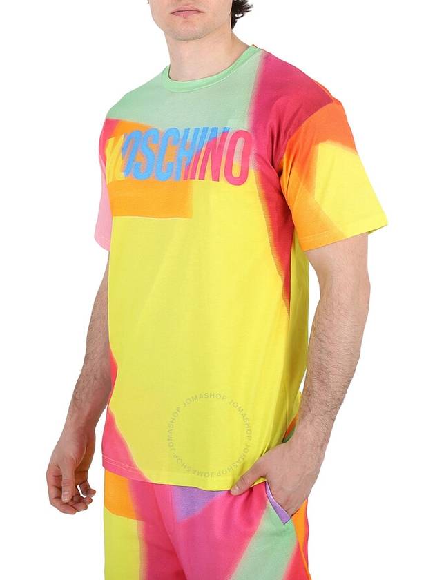 Moschino Multi Colorblock Oversized Logo T-Shirt, Size X-Small - MOSCHINO - BALAAN 2