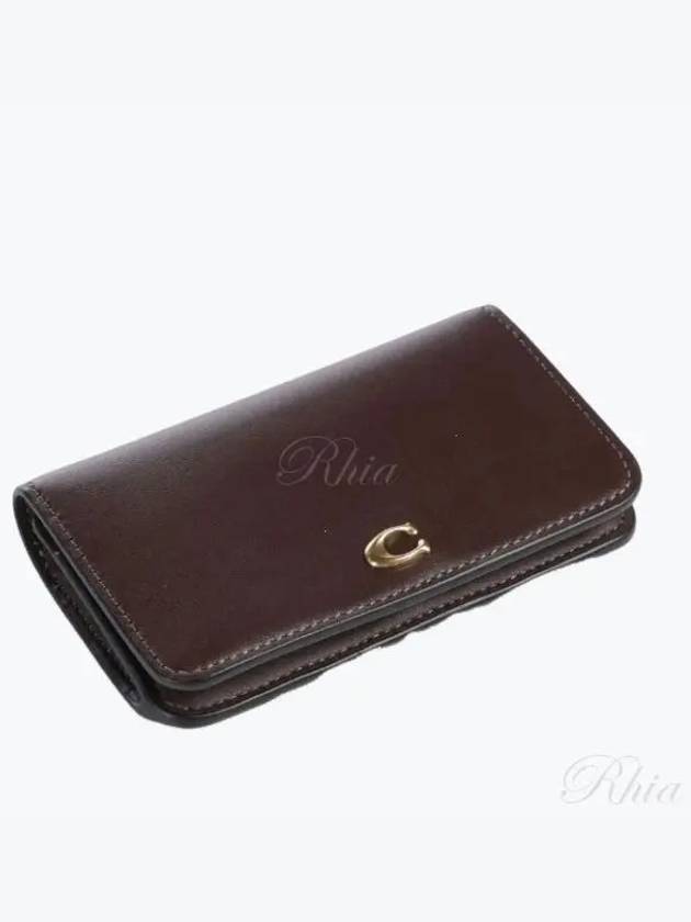 Basic Thin Card Wallet Brown - COACH - BALAAN 2