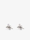 Nano Solitaire Earrings Silver - VIVIENNE WESTWOOD - BALAAN.