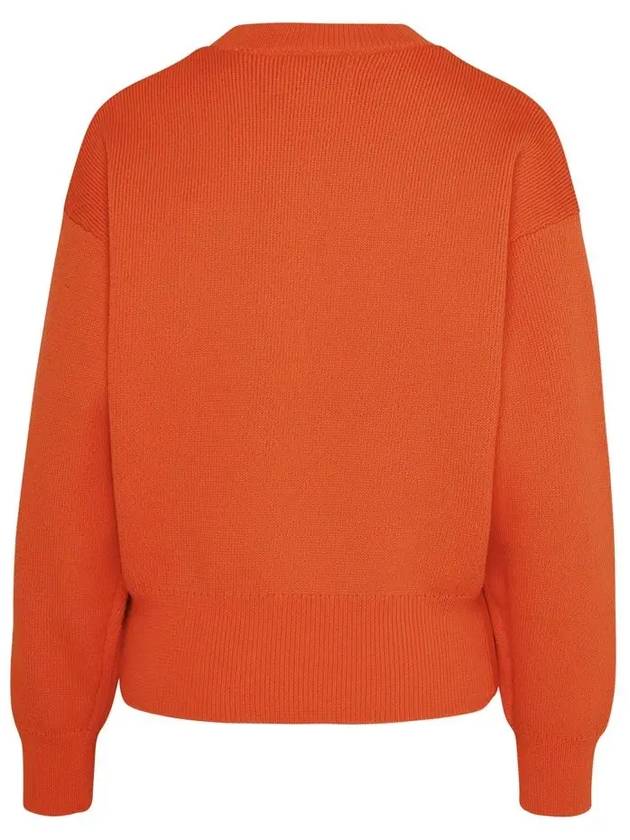 Ailys Logo Crew Neck Knit Top Orange - ISABEL MARANT - BALAAN 4