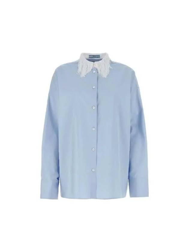 Fringe collar shirt P419HSOOO1414 - PRADA - BALAAN 2