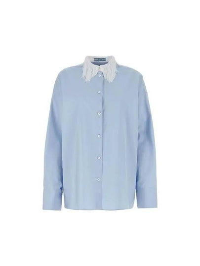 Fringe collar shirt P419HSOOO1414 - PRADA - BALAAN 2