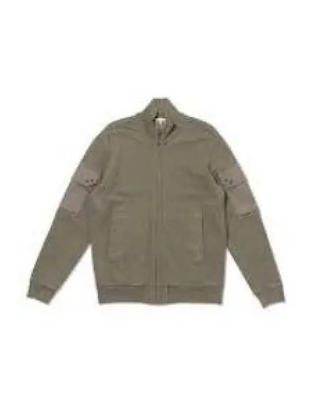 Felpa Aperta Zip-up Jacket Khaki - TEN C - BALAAN 2