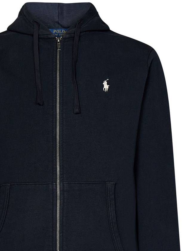 Ralph Lauren Faded Black Loopback Hoodie - RALPH LAUREN - BALAAN 3