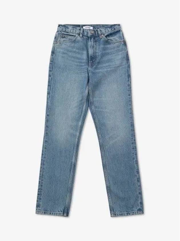 REDONE 70S Straight Denim Pants Clean Medium Raff 1413W7STRTCLEANMEDRAF - RE/DONE - BALAAN 1