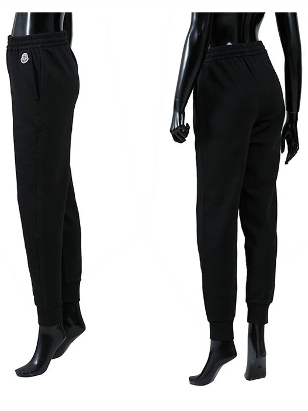 Classic Logo Pocket Track Pants Black - MONCLER - BALAAN.