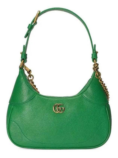 Aphrodite Small Logo Chain Shoulder Bag Green - GUCCI - BALAAN 1