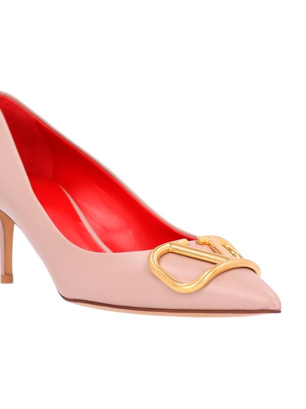 VLogo Calfskin Pumps Pink - VALENTINO - BALAAN 5