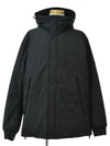 Logo Wappen Patch Hooded Jacket Black - STONE ISLAND - BALAAN 2