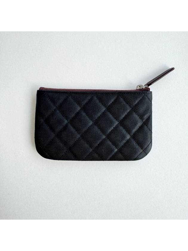 Classic mini pouch black caviar silver plate AP4020 - CHANEL - BALAAN 7