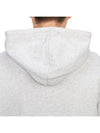 Oars Regular Hoodie Light Grey Melange - MAISON KITSUNE - BALAAN 8