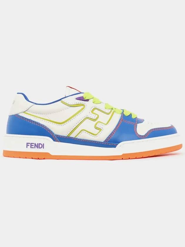 Match Low Top Sneakers Blue - FENDI - BALAAN 4