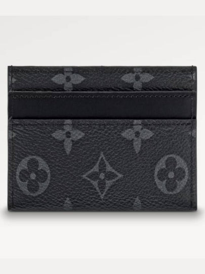 Monogram Eclipse Double Card Wallet Black - LOUIS VUITTON - BALAAN 2