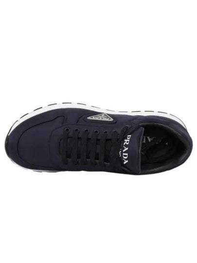 Prax 1 Re-Nylon Low Top Sneakers Blue - PRADA - BALAAN 2