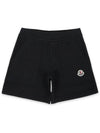 Kids Waffen Patch Shorts Black 8H00014 809AG 999 - MONCLER - BALAAN 3