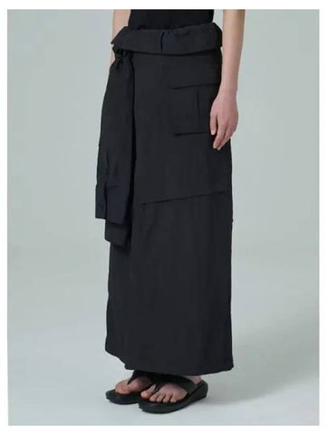 Sleeve detail cargo skirt black domestic product GM0024031851385 - JUUN.J - BALAAN 1