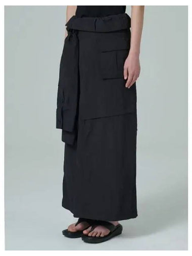 Sleeve detail cargo skirt black domestic product GM0024031851385 - JUUN.J - BALAAN 1