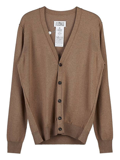 Cashmere Back Stitch Cardigan Beige - MAISON MARGIELA - BALAAN 2