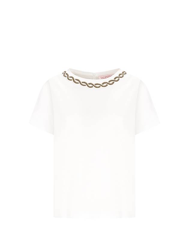 EMBROIDERED T-SHIRT - VALENTINO - BALAAN 1