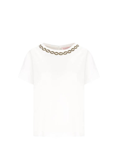 EMBROIDERED T-SHIRT - VALENTINO - BALAAN 1