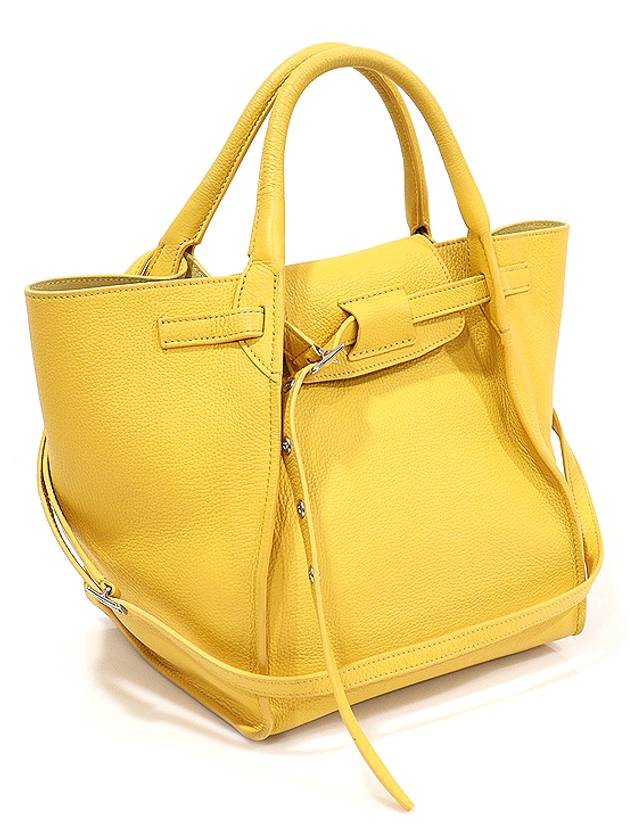 Celine 183313A4U 11SR Sunflower Yellow Supple Grained Calfskin Big Bag Small 2WAY - CELINE - BALAAN 3