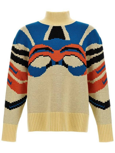 Bluemarble Jacquard Sweater - BLUEMARBLE - BALAAN 1