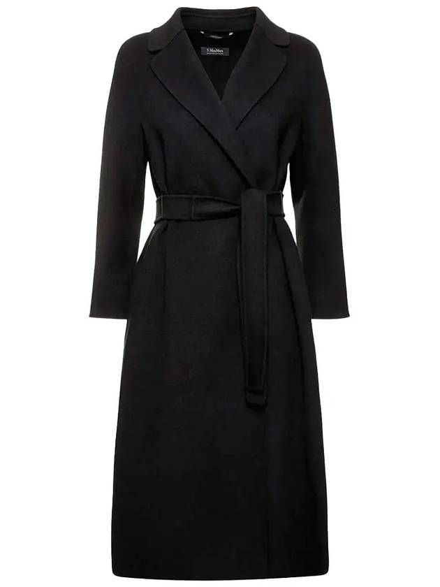 Paolore Virgin Wool Single Coat Black - MAX MARA - BALAAN 2