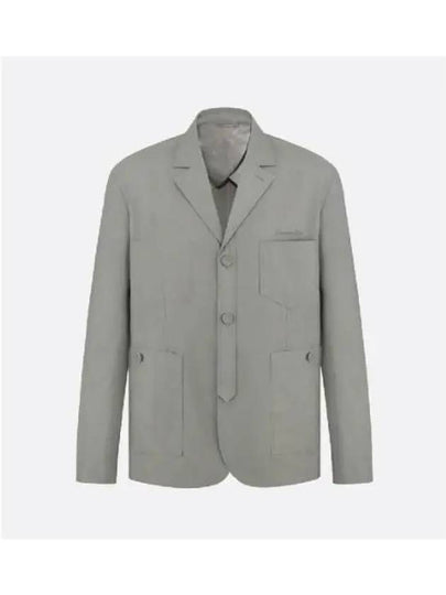 Workwear Blazer Jacket Grey - DIOR - BALAAN 2