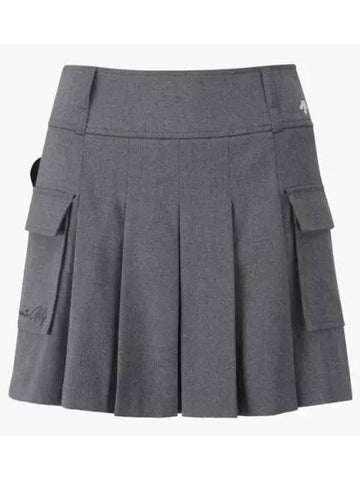 GOLF Women s Pleated Cargo Ball Pocket Skirt DP32WFSK94 - DESCENTE - BALAAN 1