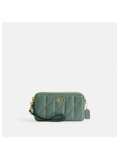 Kira Pillow Quilting Cross Bag Green - COACH - BALAAN 2