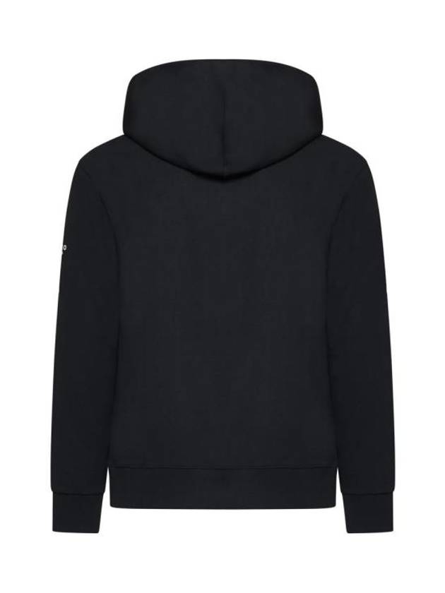 Boke Flower Embroidery Zip-Up Hoodie Black - KENZO - BALAAN 3